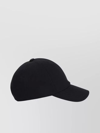 Courrèges adjustable tonal visor curved brim cap