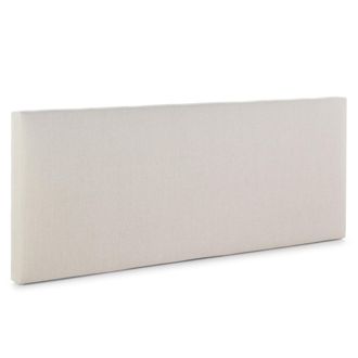 Marckonfort Cabecero Tapizado Nairobi 140x60 Cm De Lino Natural. Para Cama 135 Cm. Acolchado Con Espuma. 8 Cm De Grosor. Incluye Herrajes Para Colgar
