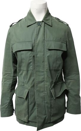 Mackintosh Skite Field Jacket in Green Cotton