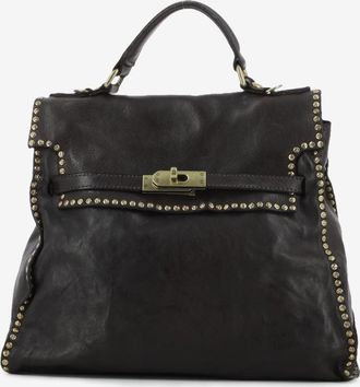 Campomaggi Borsa a mano Ginevra in pelle moro