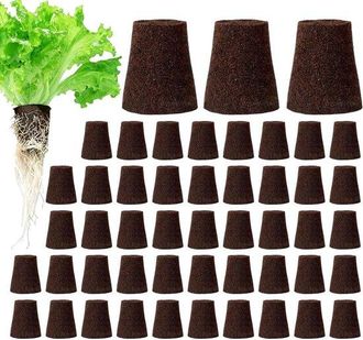 OEM C&aacute;psulas Para Ra&iacute;ces - Sustrato - Cultivo De Plantas - Minimiza El Estr&eacute;s Radicular - 50 Unidades - Negro