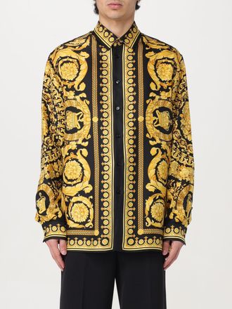 Versace Camicia Baroque Versace in seta stampata