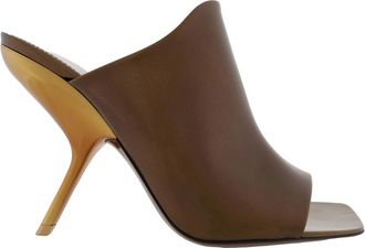 Ferragamo Era X5 Leather Open-Toe Sandals, Size 11 B