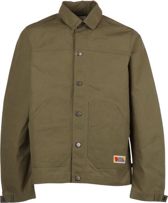 Fj&auml;llr&auml;ven Olive Green Vardag Classic Casual Jacket
