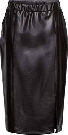 &Co Woman Henrieke Rok - Dames - Midirokken - Bruin - L - Polyester - Rokken