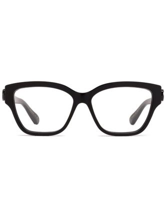 Gucci cat-eye glasses - women - Acetate - 53 - Black