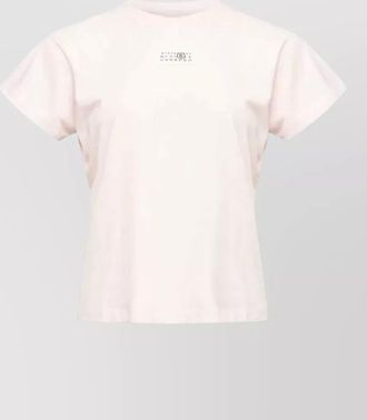 Maison Margiela crew neck short sleeve cotton jersey top