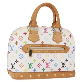Louis Vuitton Pre-owned Hand Bag - Dames - Pre-owned - Veelkleurig - Maat: ONE Size Leer