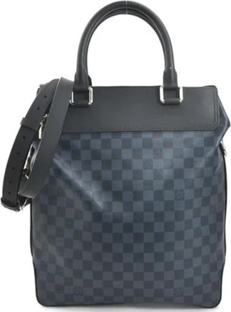 Louis Vuitton Tweedehands leren handtassen - Dames - Vintage Handtas - Blauw - ONE Size - Vintage