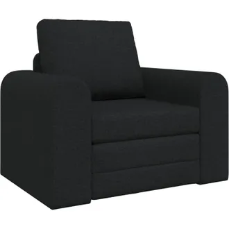 vidaXL Sof&aacute; Cama Negro 98 X 71 X 83 Cm Tela Vidaxl