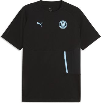 Puma T-shirt con taschino Olympique de Marseille PUMATECH da uomo, Accessori, Nero, 3XL