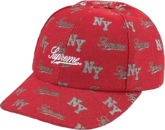 SUPREME SS26 Monogram 6-Panel Red SUP-SS26-1067-RED