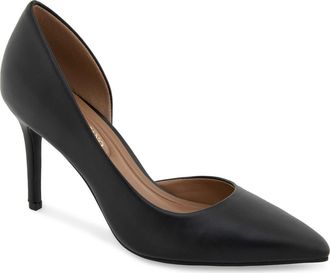 Christian Siriano Biro Half dOrsay Pump in Black at Nordstrom, Size 7.5