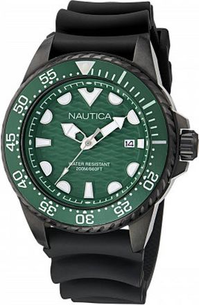 Nautica Nct Sea Dive Quartz Green Dial Mens Watch NAPSDS503
