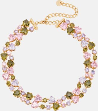 Self Portrait Crystal-embellished necklace