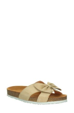Think Crissi Bow Slide Sandal in Iced Coffee at Nordstrom, Size 10-10.5Us