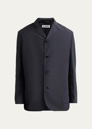 Jil Sander Mens Polyester Single-Breasted Sport Jacket 14