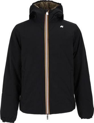 K-Way Jack St Warm Double Corto Padded Quilted Jacket - Black