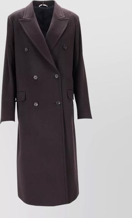 Paul Smith womens long double breasted coat notch lapels