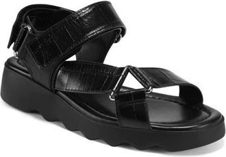 Aerosoles Aerosole Wave Sandal in Black Croco at Nordstrom, Size 9