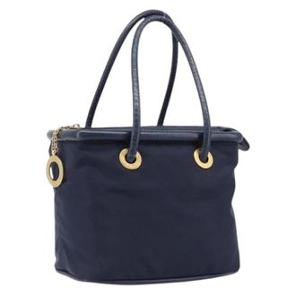 Celine Pre-owned Vintage Nylon Hand Bag - Dames - Vintage Shopper - Blauw - ONE Size - Nylon - Vintage