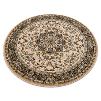 RugsX Rugsx - Alfombra De Lana Polonia Circulo Kordoba Color Sepia 2 Brown Circulo 200 Cm