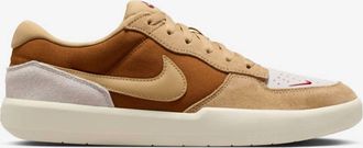 Nike Mens Sb Force 58 Shoes In Light British Tan Parachute Beige