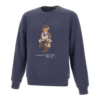 Polo Ralph Lauren Sweatshirts, male, Blue, Size: 2XL Mclassics Sweatshirt