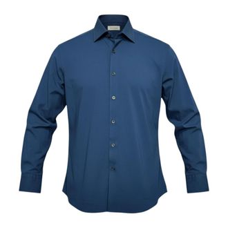 Sonrisa Het ideale jersey overhemd - Heren - Casual Overhemden - Blauw - XL - Katoen - Overhemden