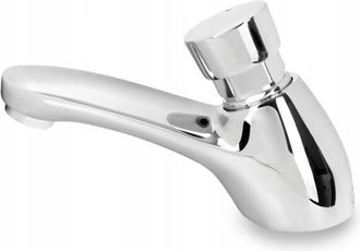 OEM Grifo De Lavabo De Piso Temporizado Cromado Cl&aacute;sico