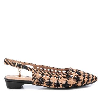 Xti Womens Braided Flats In Nude