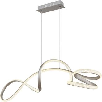 Globo Lighting Lámpara de techo colgante níquel mate LED 4000K