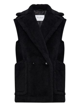 Max Mara Bormida double-breasted coat - women - Silk/Wool/Viscose/Alpaca - 38 - Black