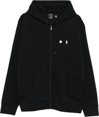 Polo Ralph Lauren Hoodies & sweatvesten, Heren, Zwart, L, Katoen, Double-Knitted Hoodie