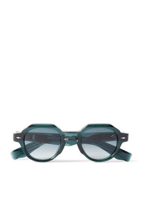 Jacques Marie Mage Pontian Round-Frame Acetate Sunglasses