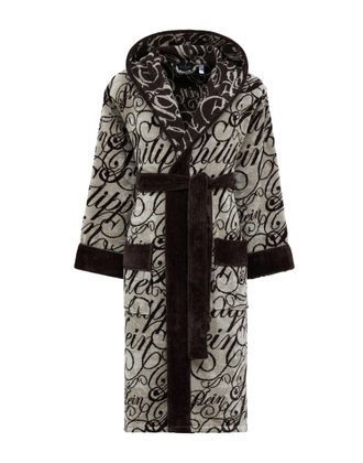 Philipp Plein Hooded Bathrobe Signature