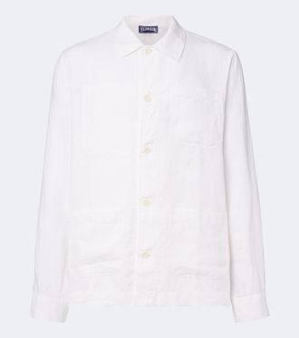 Vilebrequin Camicia Corentin in lino