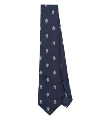 Polo Ralph Lauren Cravatta Repp Club in seta - Blu