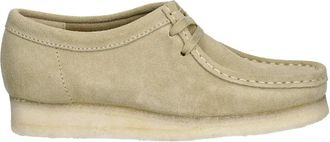 Clarks Wallabee - Dames - Veterschoenen - Groen - 38 EU - Leer - Schoenen