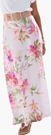 Lascana Floral Maxi Skirt in Rose Printed at Nordstrom, Size 10