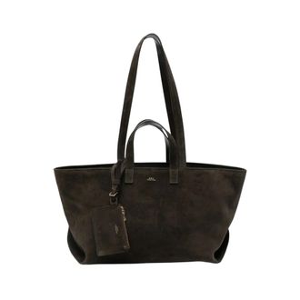 A.P.C. Tote Bags, female, Brown, Size: ONE SIZE Top Handle Shoulder Bag