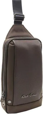 Robert Graham Howell Mixed Media Sling Bag in Brown at Nordstrom Rack