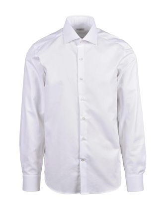 Ghirardelli White Formal Cotton Shirt
