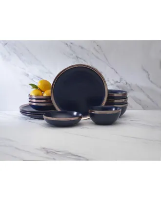 Mikasa Miller 12Pc Stoneware Dinnerware Set, Service For 4