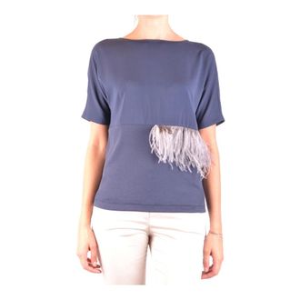 Fabiana Filippi Blouses, female, Blue, 2XS, Blouse