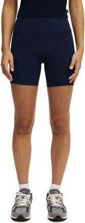 Cotton On Womens Active Ultra Soft Side Pocket Bike Short in Prep Sport Navy at Nordstrom, Size X-Large