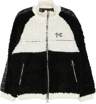 Thug Club Studded Faux-shearling Jacket