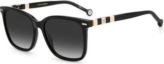 Carolina Herrera Grey Gradient Square Ladies Sunglasses CH 0045/S 03H2/9O 57