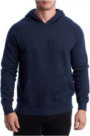 U.S.Polo Association Hooded Sweatshirt - Heren - Hoodies - Blauw - S - Katoen - Hoodies & sweatvesten