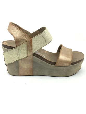 OTBT Womens Bushnell Wedge Sandals In Gold